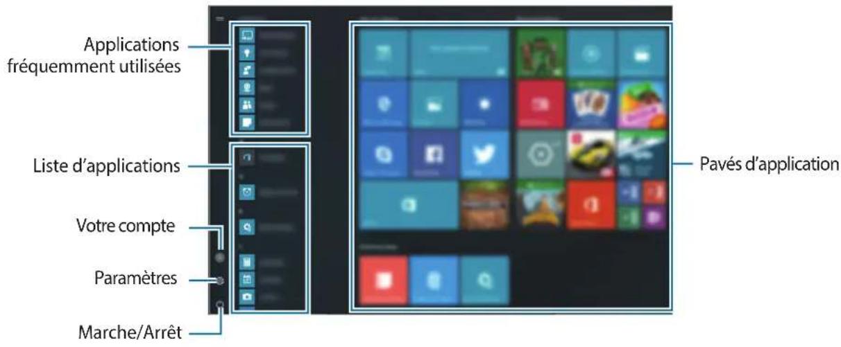SAMSUNG Galaxy Book 12 - Menu de démarrage - 1