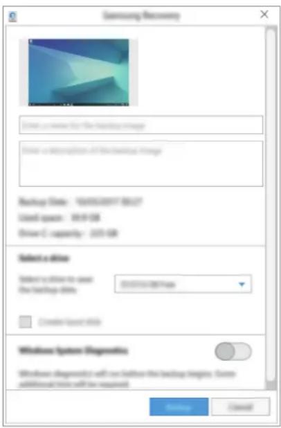 SAMSUNG Galaxy Book 12 - Sauvegarder le système actuel - 1