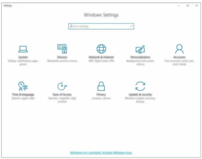 SAMSUNG Galaxy Book 12 - Paramètres Windows - 1