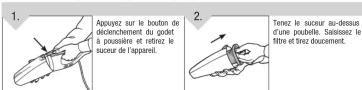 DIRT DEVIL SD20009 - our obtenir un filtre de rechange, veuillez visiter notre site We n ligne ou angelez le service à la clientile au 1-800-321-1134 - 1