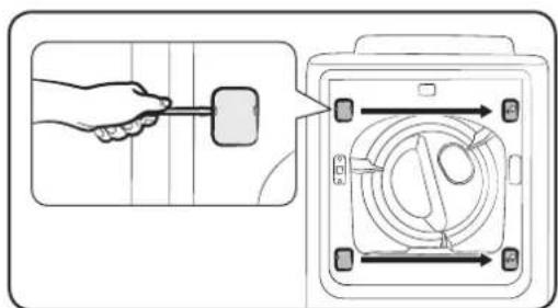 SAMSUNG DV48J7770EW - Door reversal - 3