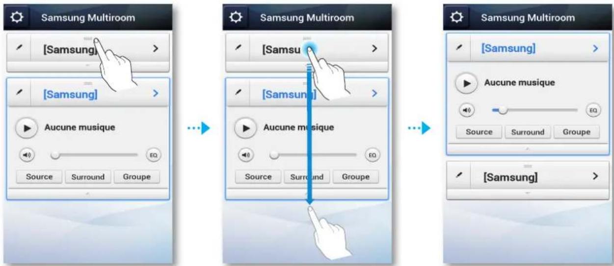 SAMSUNG Multiroom M5 - Changer l'ordre de tri des M5 énumérés - 1