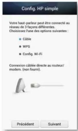 SAMSUNG Multiroom M5 - Sélectionnez la méthode de connexion souhaitée. - 1
