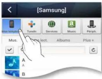 SAMSUNG Multiroom M5 - Sélectionnez Mon téléphone. - 1