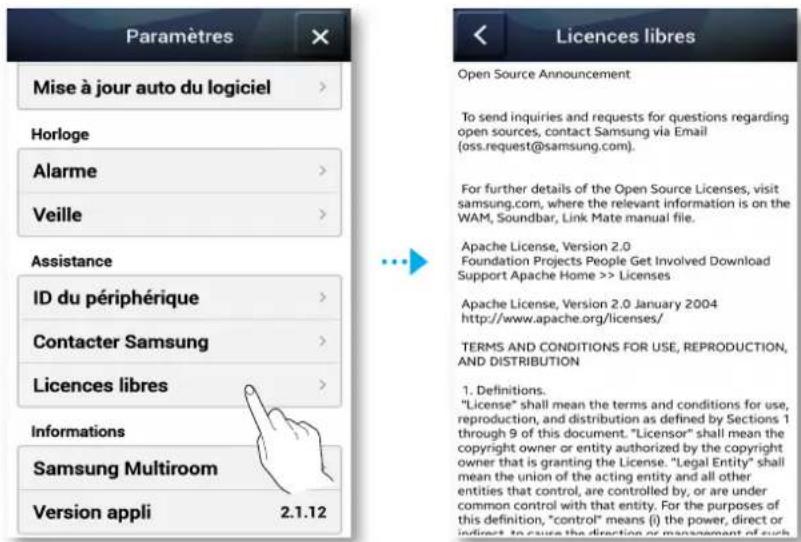 SAMSUNG Multiroom M5 - Licences libres - 1
