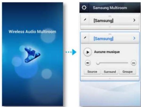 SAMSUNG Multiroom M5 - Ajouter un autre M5 et un Hub à un M5 unique déjà en utilisation Lorsque le M5 en utilisation est connecté au routeur à l'aide d'un câble LAN - 1