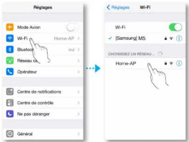 SAMSUNG Multiroom M5 - Connexion du M5 à votre réseau via la méthode de configuration Wi-Fi (Dans le cas d'un seul M5) - Pour iOS - 9