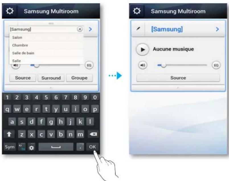 SAMSUNG Multiroom M5 - Renommer un M5 connecté - 1