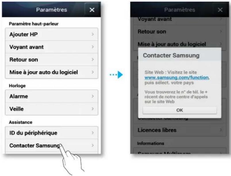 SAMSUNG Multiroom M5 - Contacter Samsung - 1