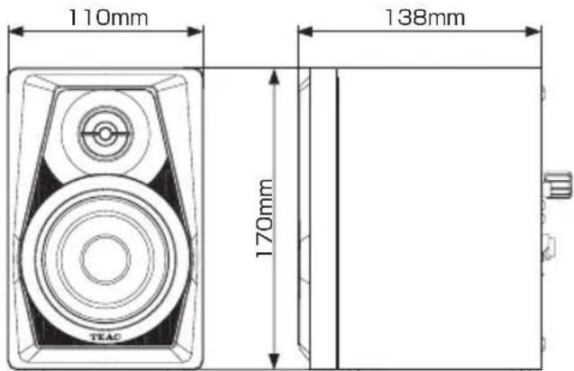 TEAC LSM100 - Mättritning - 1