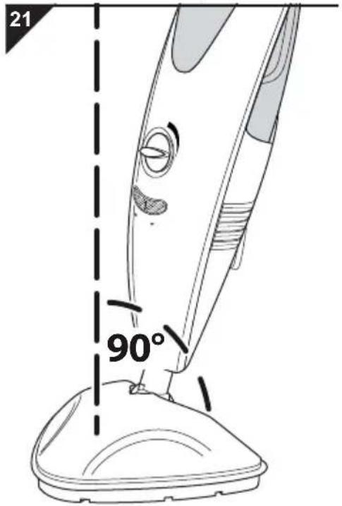 DIRT DEVIL Aquaclean M3180 - Putting the device into the neutral position - 1