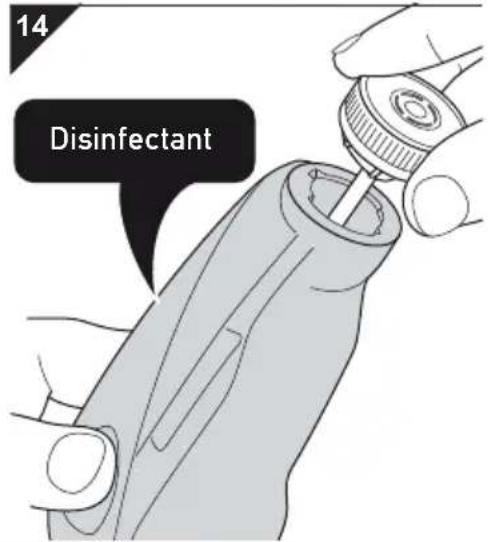 DIRT DEVIL Aquaclean M3180 - Filling the disinfectant tank - 2
