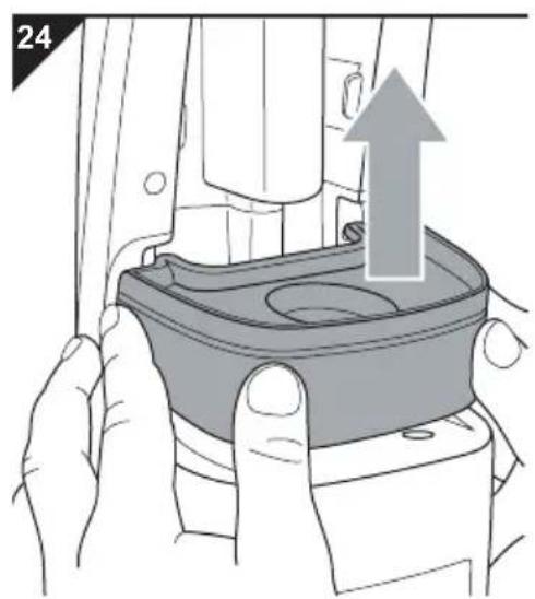 DIRT DEVIL Aquaclean M3180 - Contrôle / échange de la cartouche de filtration d'eau - 2