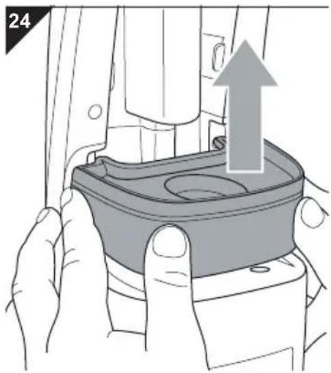 DIRT DEVIL Aquaclean M3180 - Checking/replacing the water filter cartridge - 2