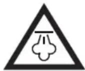 DIRT DEVIL Aquaclean M3180 - concernant la vapeur chaude et les pièces de l'appareil soumises à échauffement - 1
