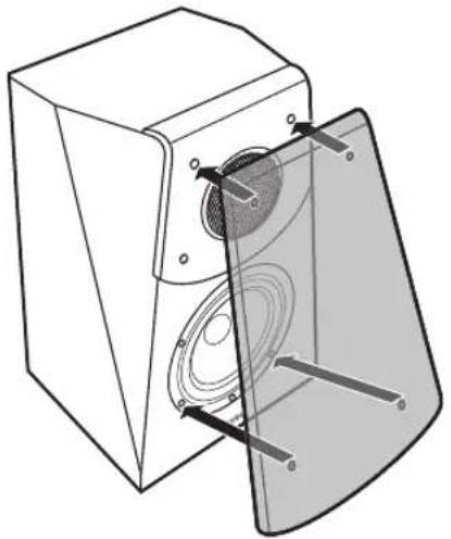 YAMAHA NSB951 - FIXATION DE LA GRILLE - 1