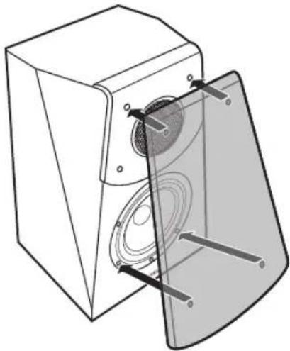 YAMAHA NSB951 - ANBRINGEN DER FRONTBLENDE - 1