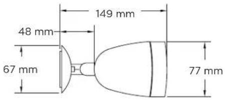 149 mm 48 mm 67 mm 77 mm