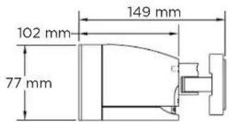 102 mm 77 mm 149 mm