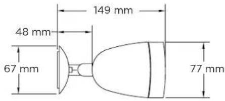 149 mm 48 mm 67 mm 77 mm