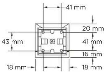 41 mm 20 mm 43 mm 41 mm 16 mm 18 mm 18 mm