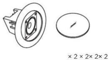 BOSE FreeSpace 3 - Bekabelingsdiameter - 22