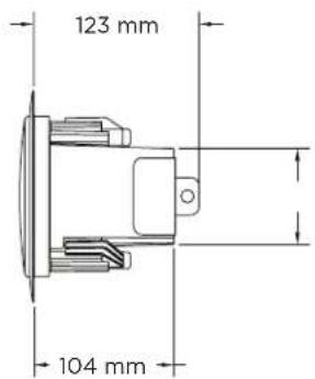 123 mm 104 mm
