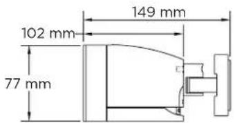102 mm 77 mm 149 mm