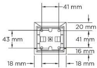 41 mm 20 mm 43 mm 41 mm 16 mm 18 mm 18 mm