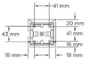 41 mm 20 mm 43 mm 41 mm 16 mm 18 mm 18 mm