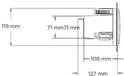 119 mm 71 mm71 mm 108 mm 127 mm