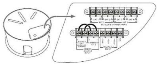 BOSE FreeSpace 3 - Cablaggio dei terminali - 1
