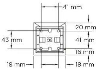 41 mm 20 mm 43 mm 41 mm 16 mm 18 mm 18 mm