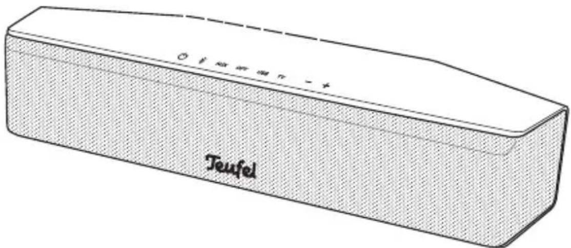 Teufel Cinebar One - Commandes et connexions - 1