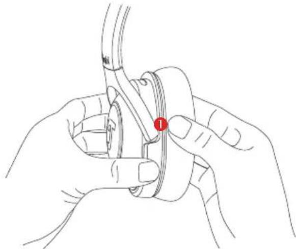 Teufel Real Blue NC - Remplacement d'un coussinet d'oreille - 1