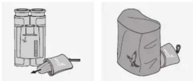 SWAROVSKI OPTIK CL Pocket Mountain 8x25 B - COLOCAR LA FUNDA PARA LLUVIA - 1