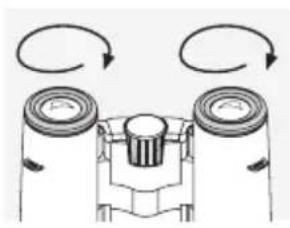 SWAROVSKI OPTIK CL Pocket Mountain 8x25 B - INDSTILLING AF JESTYKKERNE, DER KAN DREJES - 2