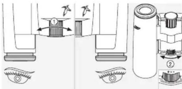 SWAROVSKI OPTIK CL Pocket Mountain 8x25 B - Use with varying acuity of both eyes: - 1