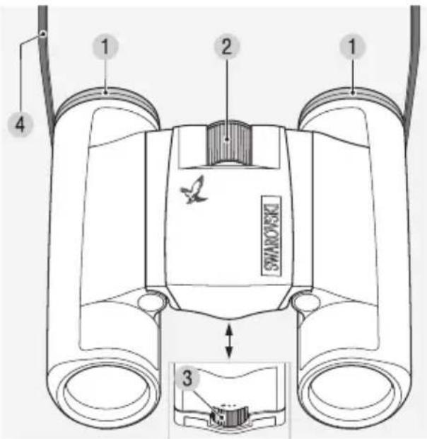 SWAROVSKI OPTIK CL Pocket Mountain 8x25 B - VUE d'ensemble - 1