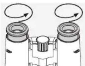SWAROVSKI OPTIK CL Pocket Mountain 8x25 B - ADJUSTMENT OF THE TWIST-IN EYE CUPS - 1
