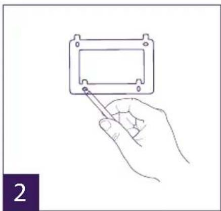 PHILIPS Welcomeeye Connect DES9900VDP - Instalação do monitor principal ou suplementar - 2