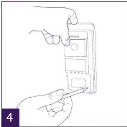 PHILIPS Welcomeeye Connect DES9900VDP - Installing the main or additional intercom panel - 4