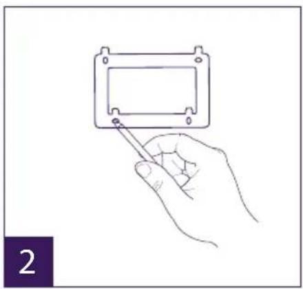 PHILIPS Welcomeeye Connect DES9900VDP - Installing the main or additional monitor - 2