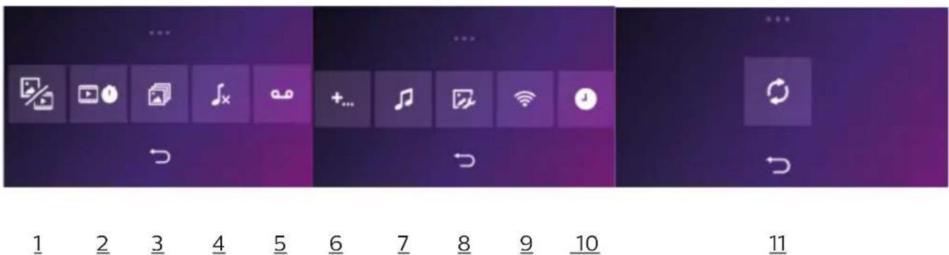 PHILIPS Welcomeeye Connect DES9900VDP - Settings - 2