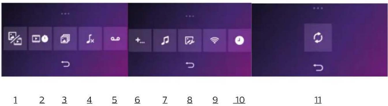 PHILIPS Welcomeeye Connect DES9900VDP - Réglages - 1