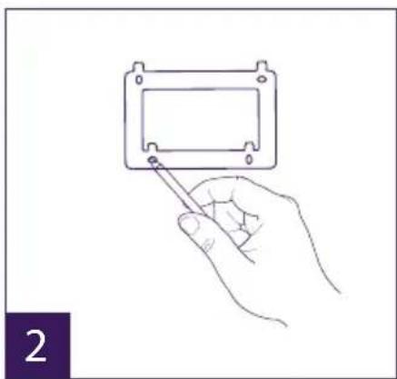 PHILIPS Welcomeeye Connect DES9900VDP - Installation du moniteur principal ou supplémentaire - 2