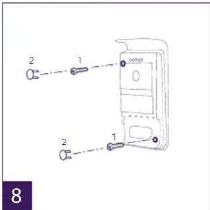 PHILIPS Welcomeeye Connect DES9900VDP - 5 crachás RFID: - 12