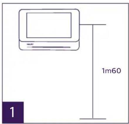 PHILIPS Welcomeeye Connect DES9900VDP - Installation des Haupt- oder Zusatzmonitors - 1
