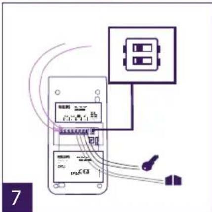 PHILIPS Welcomeeye Connect DES9900VDP - 5 crachás RFID: - 11