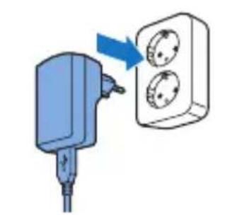 PHILIPS PSK2103 - Charging with the adapter - 2
